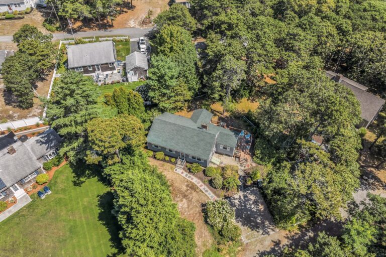aerial photography of the property 65 Lantern Ln, South Chatham