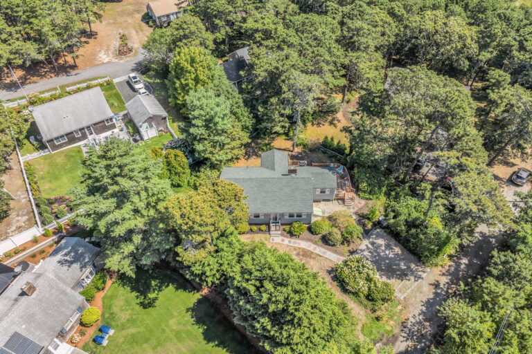 aerial photography of the property 65 Lantern Ln, South Chatham