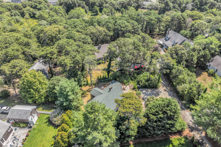 aerial photography of the property 65 Lantern Ln, South Chatham