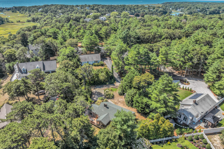 aerial photography of the property 65 Lantern Ln, South Chatham