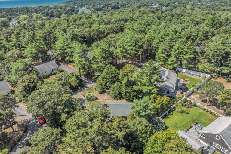 aerial photography of the property 65 Lantern Ln, South Chatham