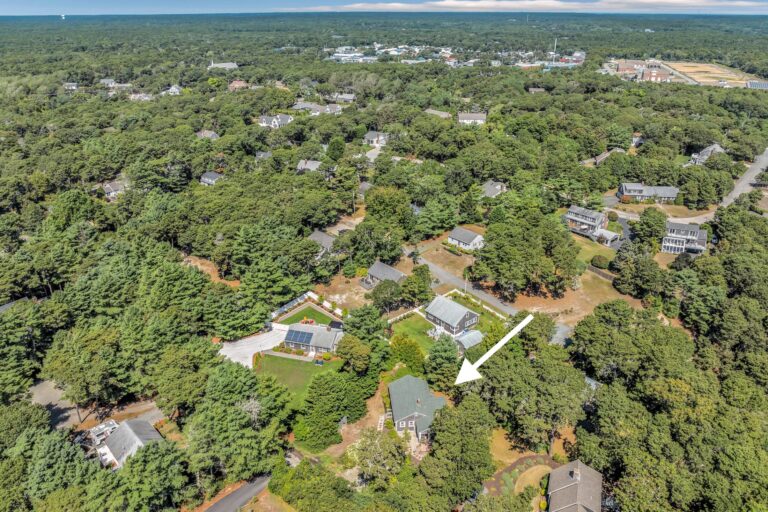 aerial photography of the property 65 Lantern Ln, South Chatham