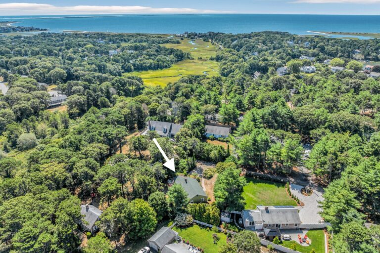 aerial photography of the property 65 Lantern Ln, South Chatham